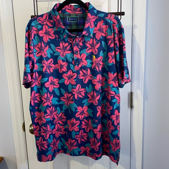 William Murray Golf Other - William Murray floral golf shirt, sz. L,